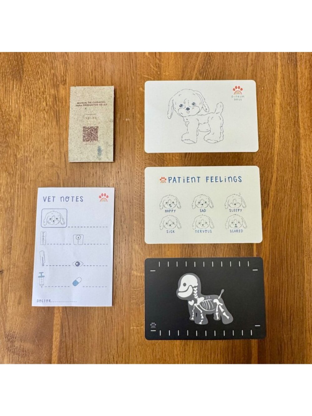 Wooden Vet Play Set OLLI ELLA Portable Travel Toy Carry Case Pet Doctor Kit Kids - Picture 4 of 7